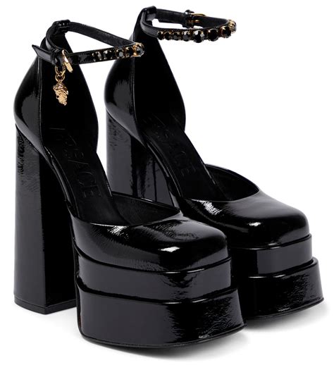 versace platform heels medusa|Versace Medusa aevitas platform pumps.